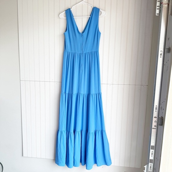 Lilly Pulitzer Size 2 Sleeveless Maurine Maxi Dress in Blue Thistle - Picture 7 of 7